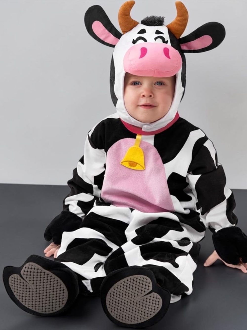 NWOT Spooktacular Creations Baby Cow Costume 12-18M Halloween Outfit